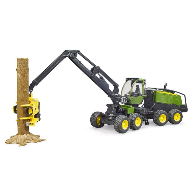 bruder Landbouw John Deere Harvester met boomstam Kant-en-klaar model Tractor (model)