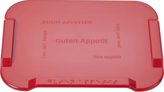 Boterhamplankje Antislip - Rood - Zonder Pinnetjes