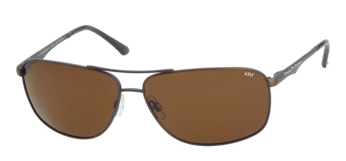 Polar Specs® Heren Zonnebril PS9082 – Bruin – Polariserend Bruin standaard Cat.3 – Medium