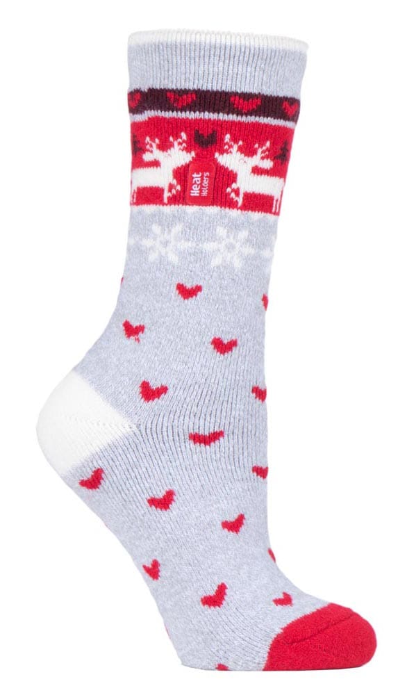 Heat Holders Lite - Thermische kerstsokken voor dames - Rendier
