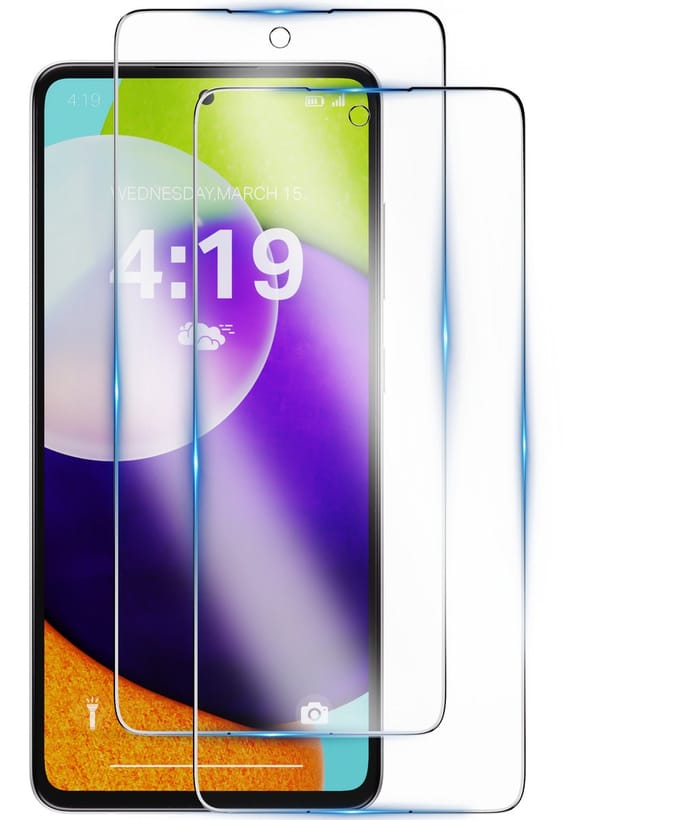 Screenprotector - Geschikt voor Samsung Galaxy A52 / A51 / S20 FE- Tempered Glass - 2 stuks Extra Sterk – beschermglas