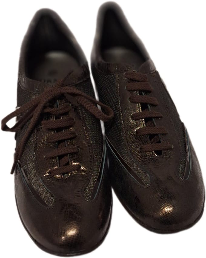HORNET by Botticelli- LUXE SNEAKER -LEER&MESH-TDM/CIACCOLATO-41