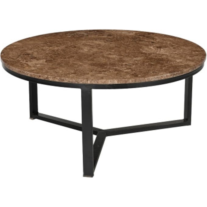 Livingfurn - Salontafel Senna Emperador 60cm - Marmer