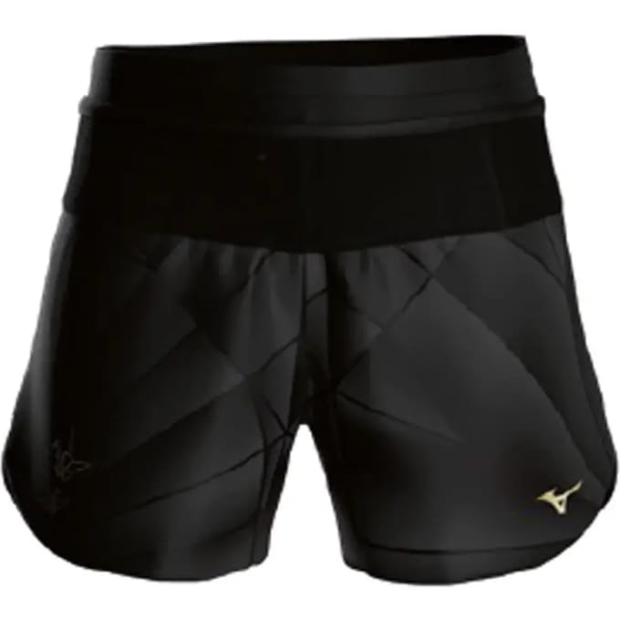 Mizuno Active Graphic Multi Pocket 4in Hardloopshorts Dames