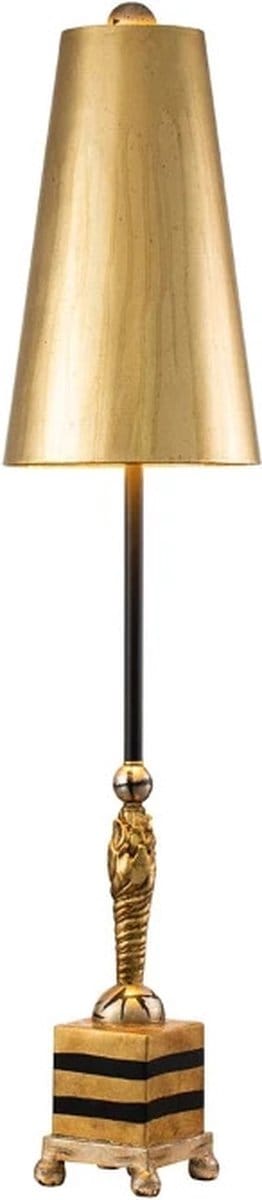 Flambeau LED Tafellamp Noma Luxe | 1X E27 Max 60W | Gold, Black and Silver Leaf