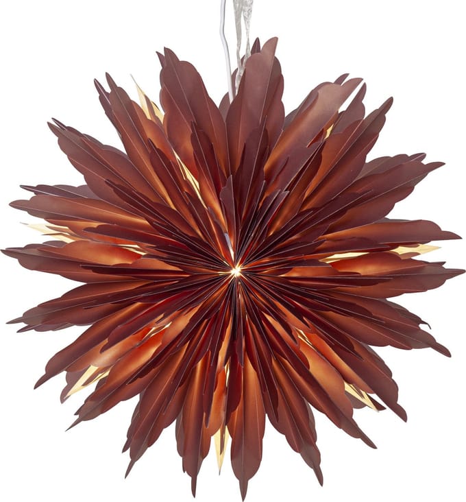 Star Trading papieren ster Dis, rood, kerstdecoratie, 40 cm