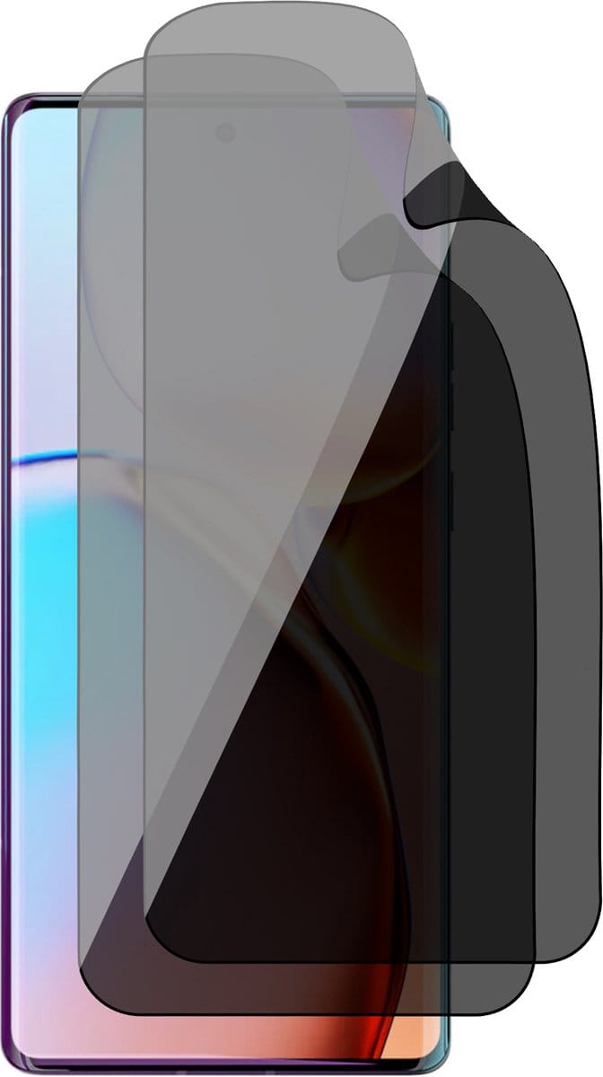 Privacy Screenprotector geschikt voor Motorola Edge 40 Pro - 2x FlexGuard Screen Protector