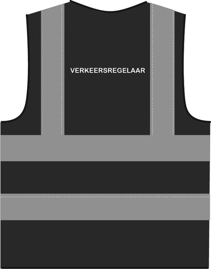 Verkeersregelaar hesje RWS zwart