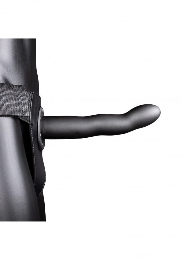 Ouch - Holle Strap-on dildo licht gebogen 20 cm - Grijs