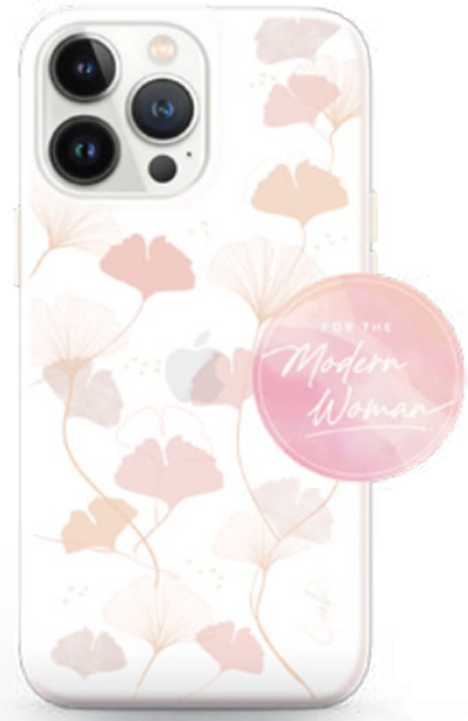 UNIQ - Coehl - Meadow iPhone - 14 - Pro - 6.1 - hoesje - roze/lenteroze