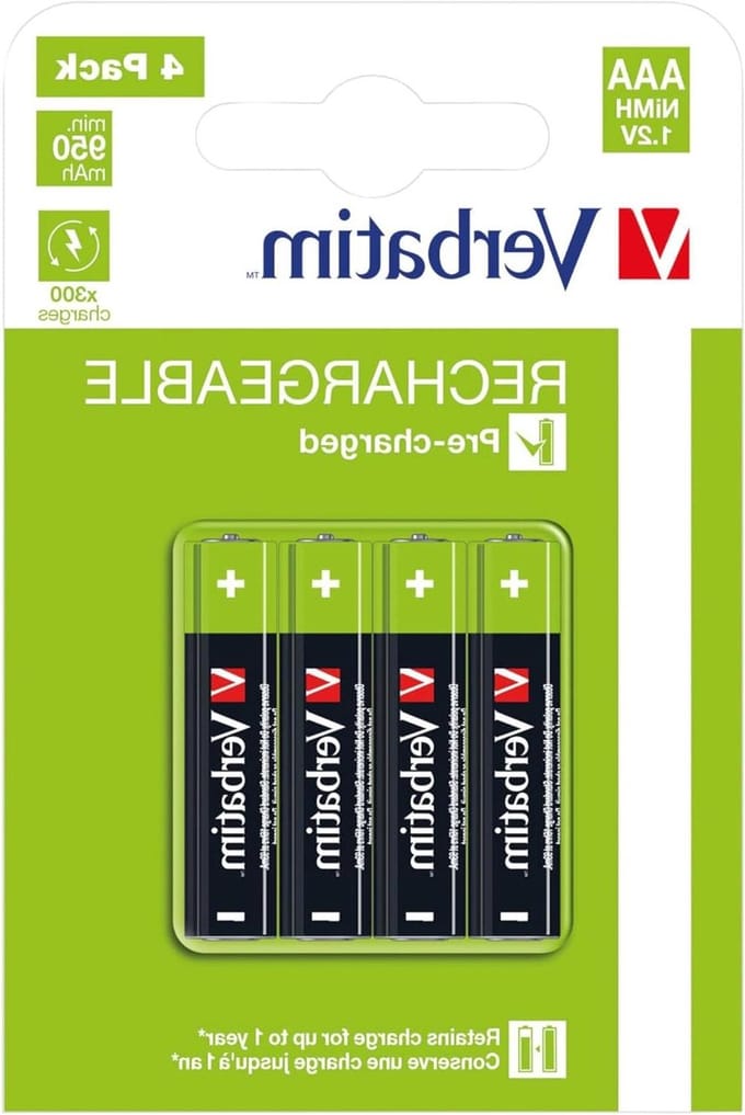 Verbatim AAA oplaadbare premium batterijen HR03