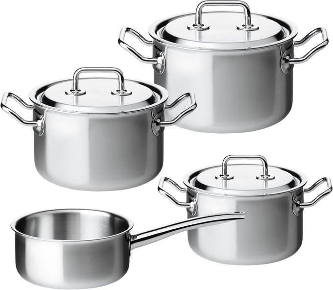Spring Brigade Premium Pannenset - 4-delig - RVS