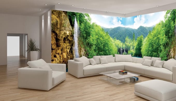 Fotobehang Vlies Natuur | Groen | GROOT 832x254cm
