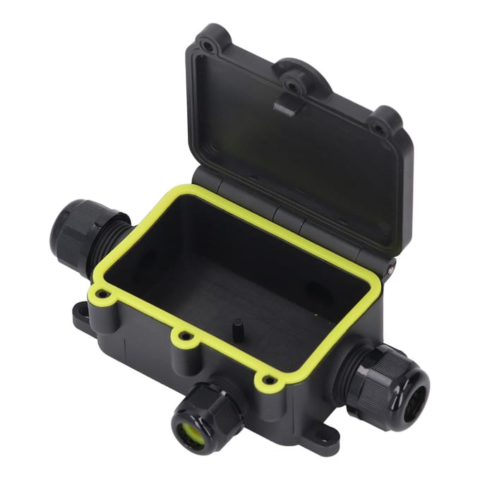 4-weg aansluitdoos IP68 waterdicht externe elektrische stroomkabeldoos ondergrondse kabelconnector