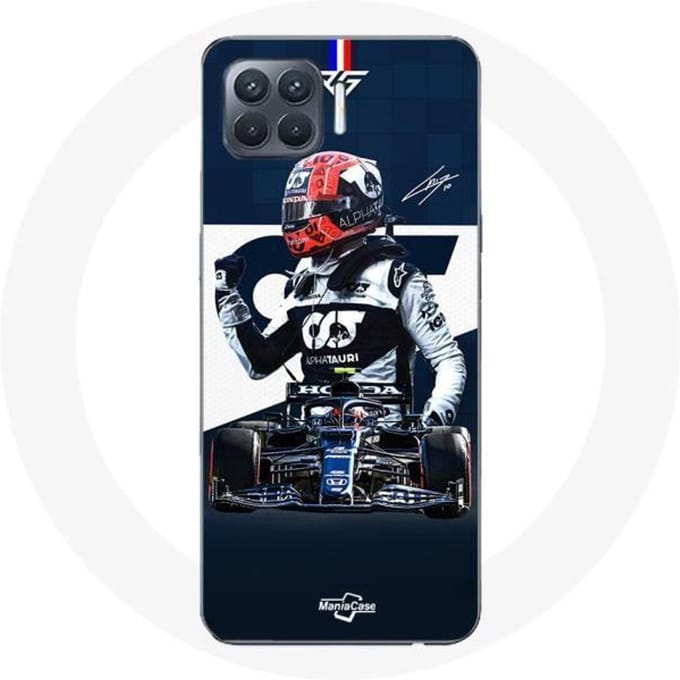 Hoesje - Max Verstappen - Oppo A93 - Formule 1 - Flexibel - Sportief blauw