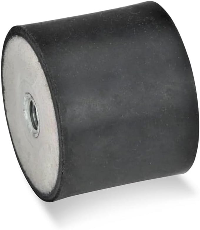 Aanslagbuffer 60-40-M10 | Natuurlijk Rubber Buffers voor Aggregaten | 2 Stuks