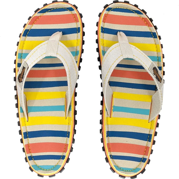 Gumbies Teenslippers | Unisex | Beach Chair | Rood/ Blauw/Geel/Wit | Maat 44