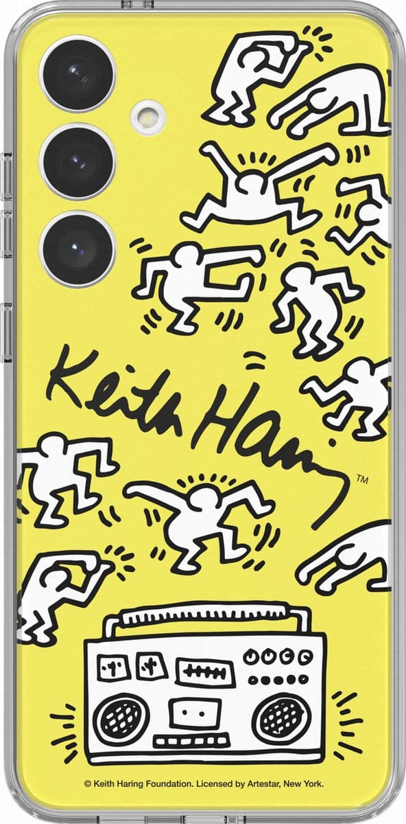 Samsung - Keith Haring Dance Plate - Geschikt voor Samsung Galaxy S24 - Yellow