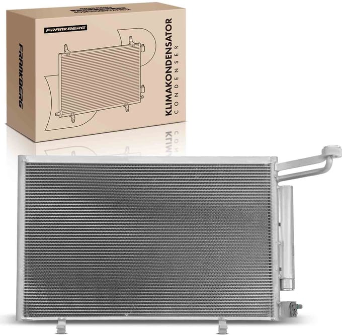 Frankberg 1x Condensator Airco voor Ford Fiesta VI CB1 B-Max JK 1.4L