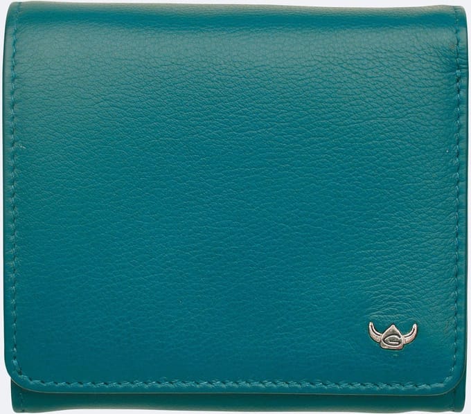 Golden Head Leren portemonnee Madrid RFID Protect RV-Börse 3335 Türkis turquoise