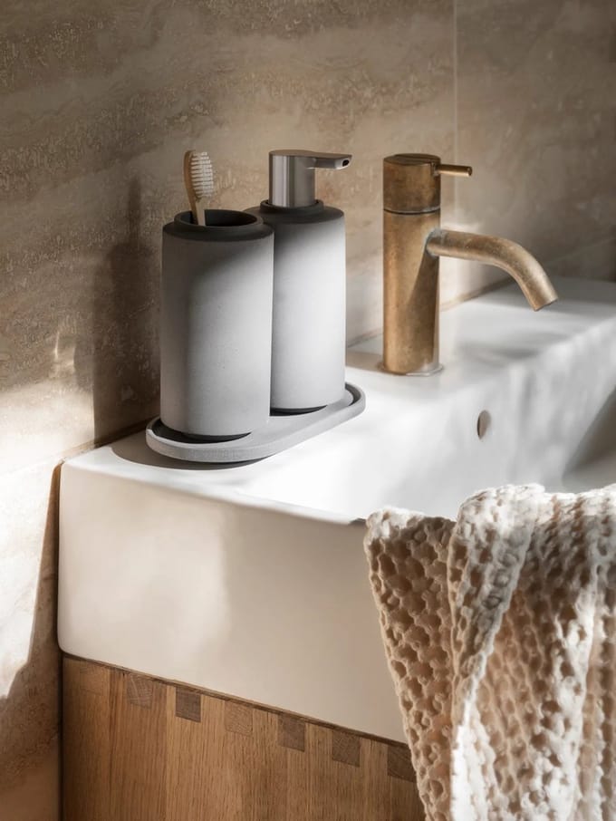 Blomus Caro Badhanddoek 70 X 140 cm Moonbeam