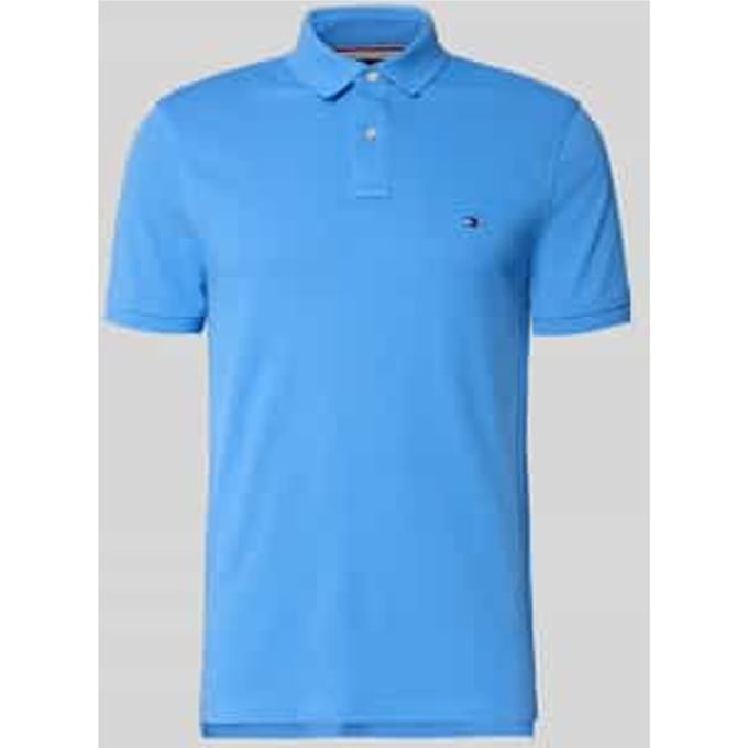 Tommy Hilfiger 1985 Regular Polo - heren poloshirt - middenblauw
