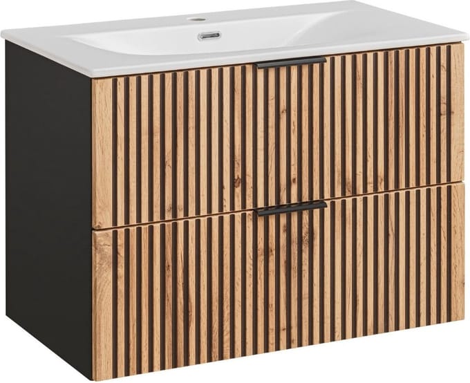 Sanifun badkamermeubel Wotan 800 inbouw Wit