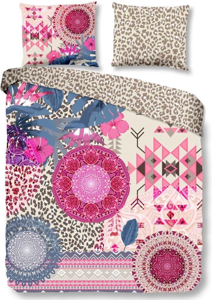 HIP Allison - Dekbedovertrek - Eenpersoons - 140x200/220 cm + 1 kussensloop 60x70 cm - Multi
