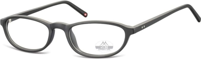 Montana Leesbril Hmr57 Matzwart Sterkte +2.50