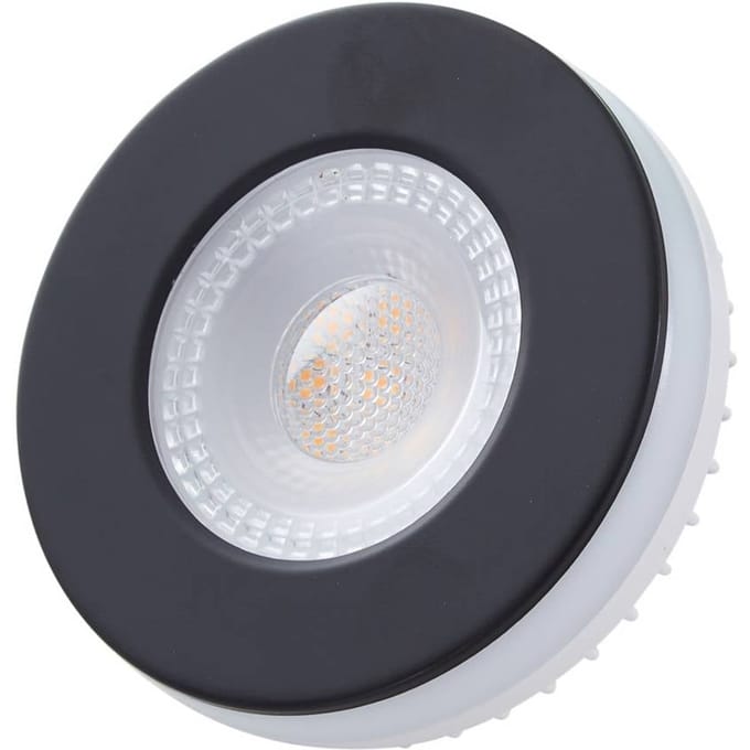 Lindby LED lamp, GX53, 4,8 W, zwart, 2700 K, 7,5 x 3 cm