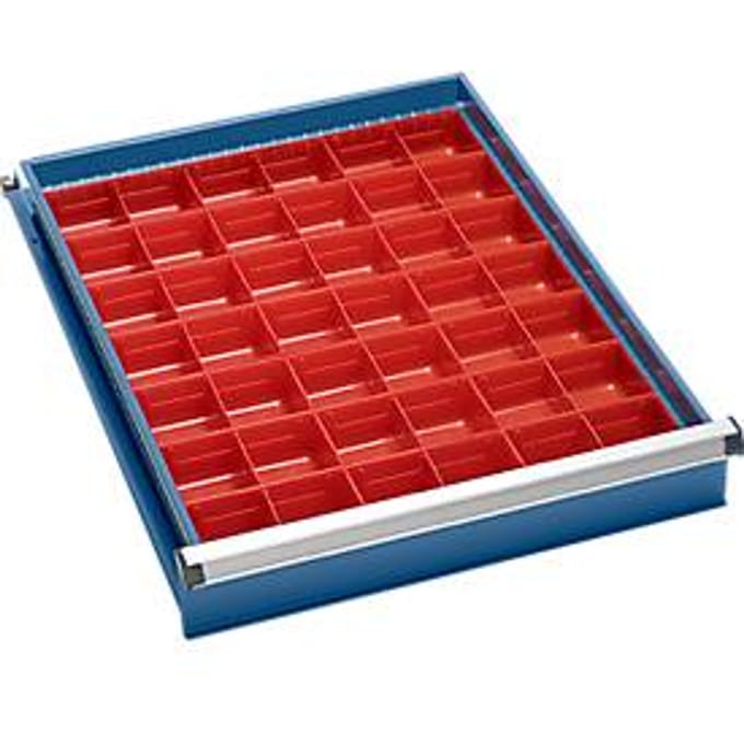 Inzetbakkenset 42 stuks voor ladekast 550 mm breed