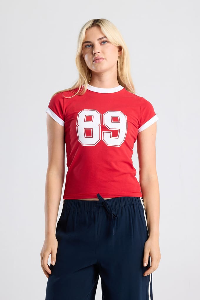 America Today Erica Red/white Taglia: M | Maglie Sportivi Outlet | Donna | Rosso
