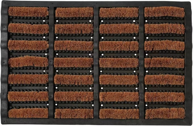 Argos Home Bootscraper Deurmat 61x41cm kokos & heavy duty rubber