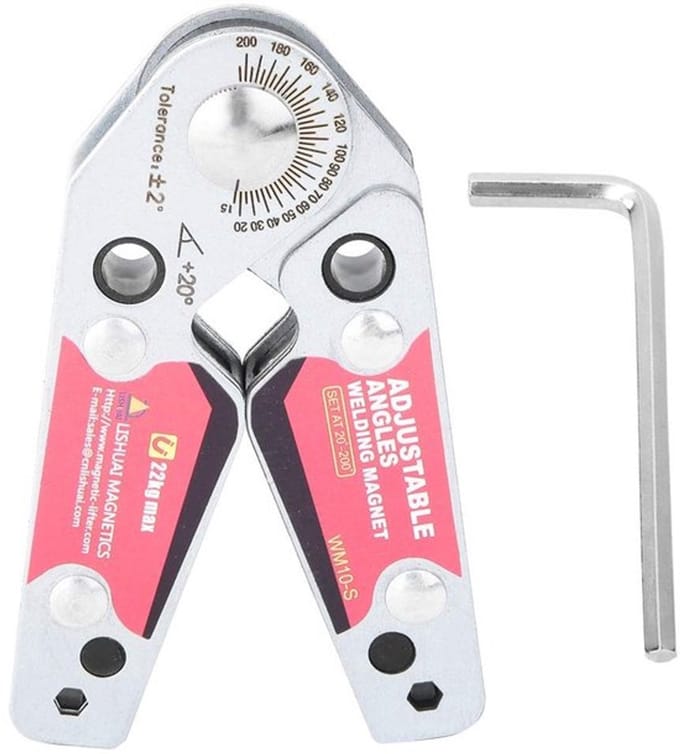 Allecto - Verstelbare lasklemmen - Magnetische lasbeugel - 20-200