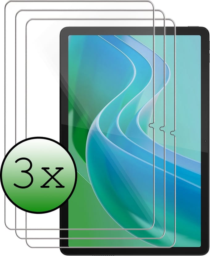 Screenprotector - 3 Stuks Geschikt voor Lenovo Tab M11 (11 inch) - Extra Sterk - Beschermglas - Gehard Glas - Tempered Glass - Screen Protector