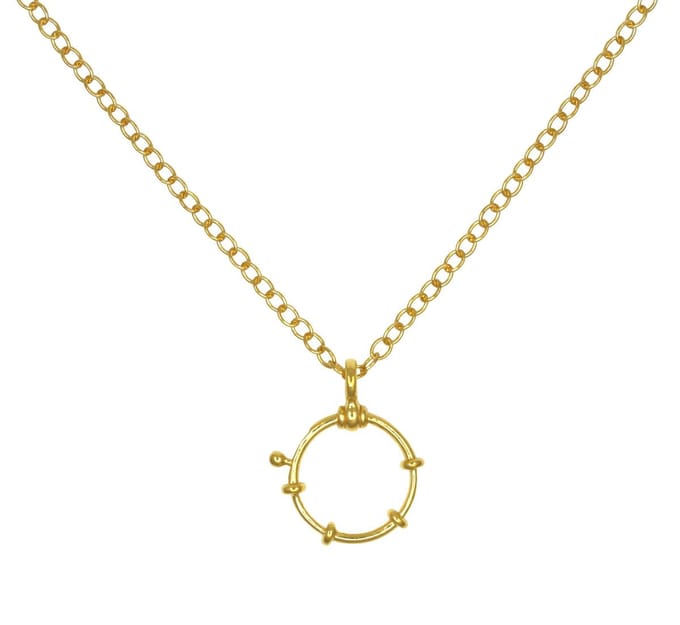 ARLIZI 1943 Ketting roer hanger - verguld - 45 cm