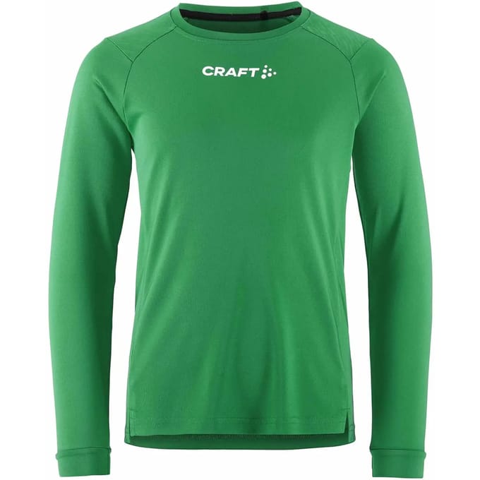 Craft Rush 2.0 Running Longsleeve Kinderen - Groen | Maat: 146/152
