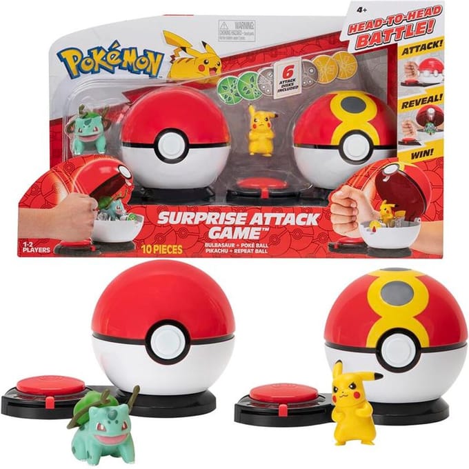 Pokemon - Surprise Attack Game - Bulbasaur & Pikachu