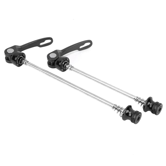 2 stuks Fietswielnaaf Snelspanners Mountainbike Racefiets As Snelspanner Hendel Zwart zwart
