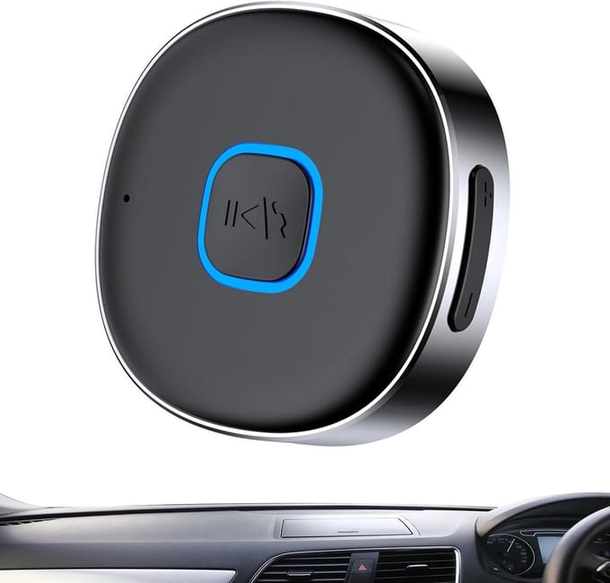 Draadloze Ontvanger - Auto Audio Adapter - Muziek Streamen - Snelle Koppeling - Compact Ontwerp - Zwart