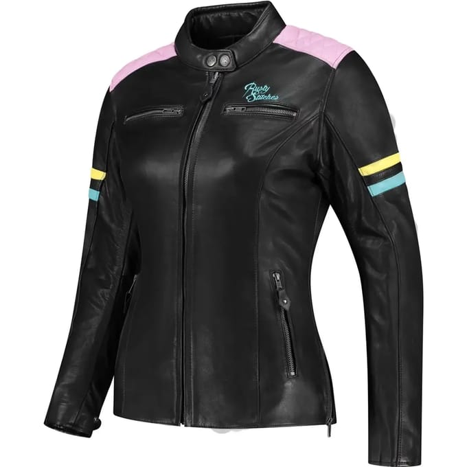 Leren motorjack voor vrouwen Rusty Stitches Jack Joyce V2