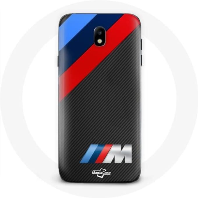 Samsung Galaxy J3 2017 hoesje BMW M Logo carbon