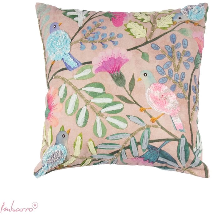 Imbarro - Sierkussen - Kussen - Vivid - 100% katoen - Handmade – 45 x 45 cm