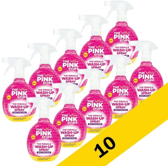 The Pink Stuff Wash Up Spray 500ml - 10 pack