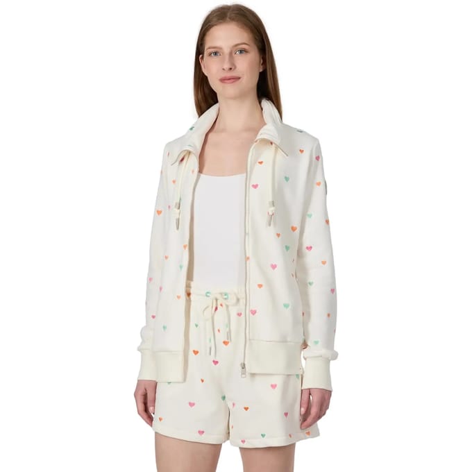 Damessweatshirt met rits Ragwear Ronette Hearts