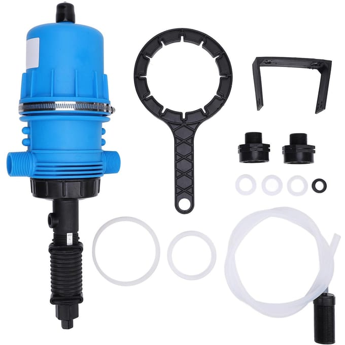 Meststofinjector G1 G3/4 Buitendraad 0,4% -4% Druppelirrigatie-injector Doseerpomp black
