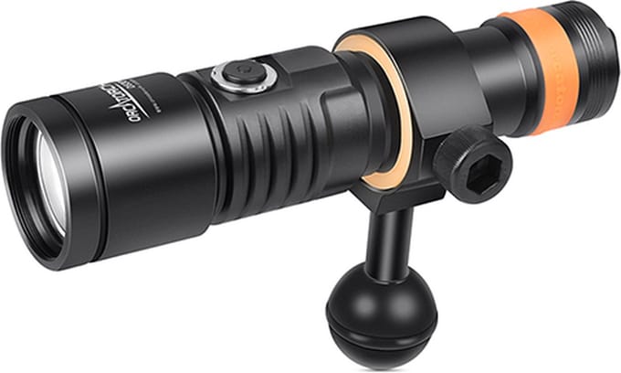 OrcaTorch D710V Video duiklamp