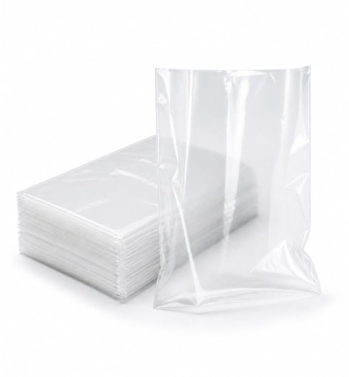 Inpakr Transparante LDPE Zakken - 1000 Stuks - 10 x 20 cm - 50 Micron