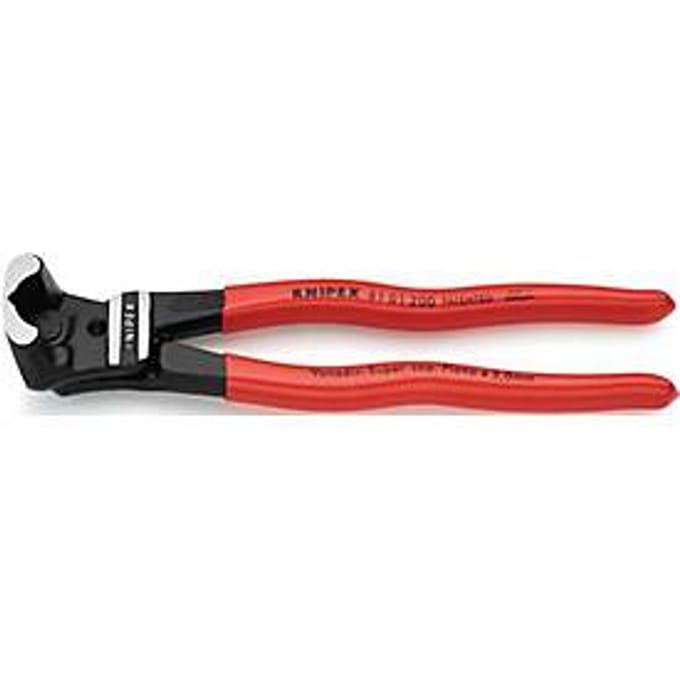 Boutvoorsnijder, totale lengte 200 mm, kop met gepolijste kunststof coating KNIPEX