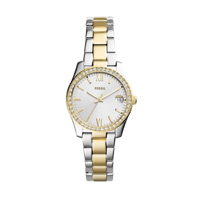 Fossil Scarlette Mini ES4319 Dameshorloge 32 mm - Zilverkleurig